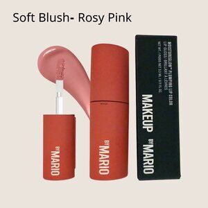 Makeup By Mario Moistureglow Plumping Lip Color Soft Blush Pink Vegan Cruel 3.3m